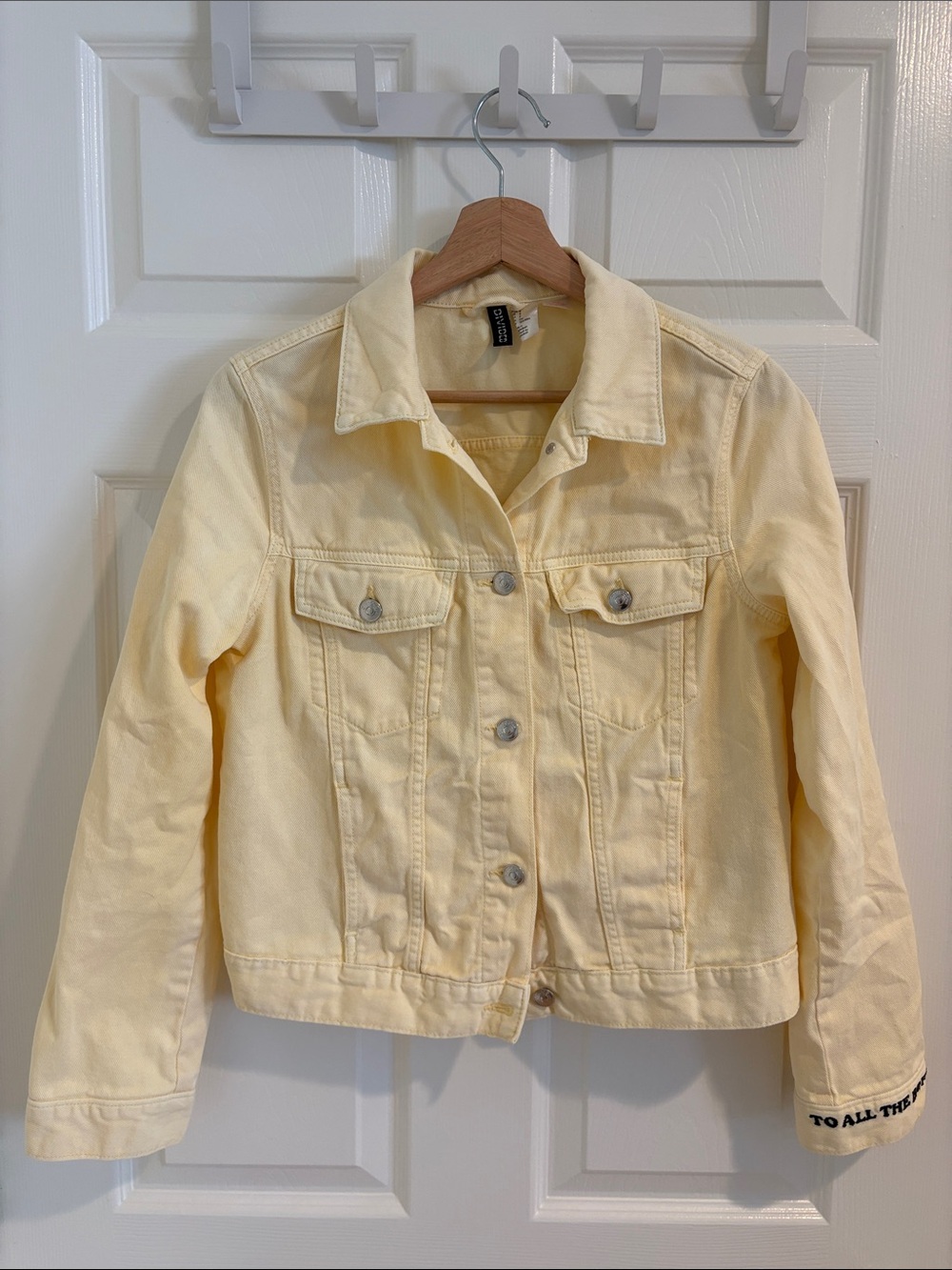 To All the Boys I’ve Loved Before H&M Light Yellow Denim Jacket